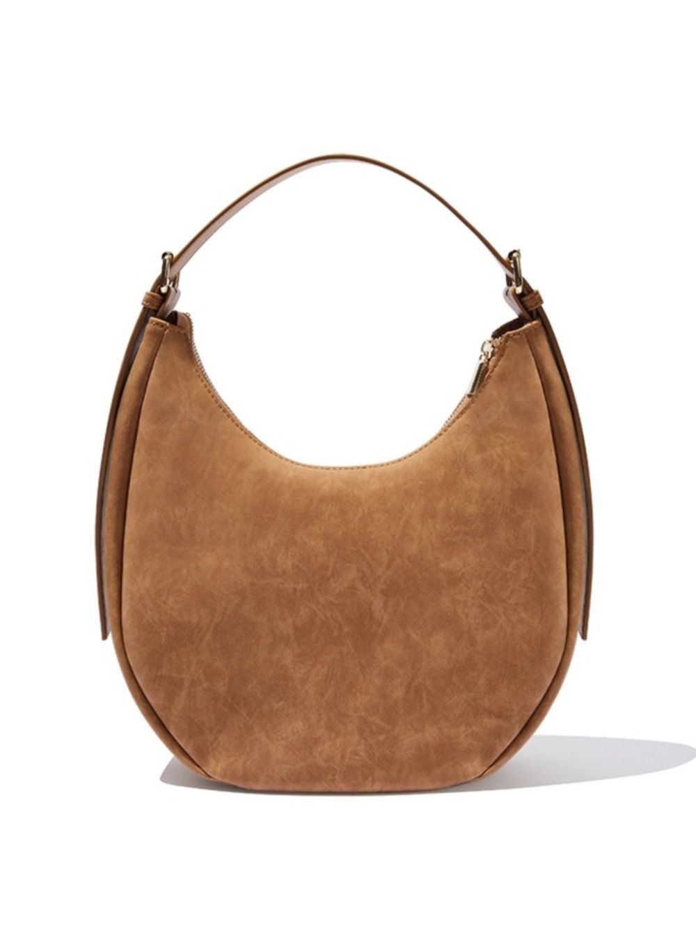 Everyday Tan Crescent Shoulder Bag